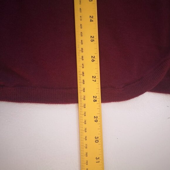 Reitmans Ladies Size Small Long Sleeves Lightweight Burgundy Sweater - Picture 10 of 10